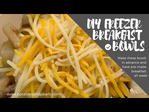 DIY freezer breakfast bowls