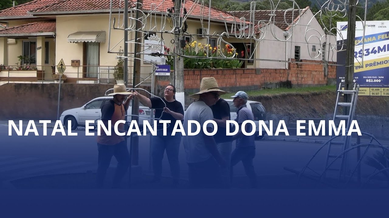 Prefeitura de Dona Emma faz campanha para incentivar decoração natalina