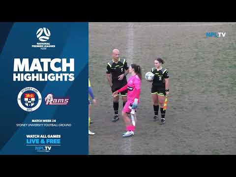 NPL NSW Women's Round 26 Highlights – Sydney University v Macarthur Rams