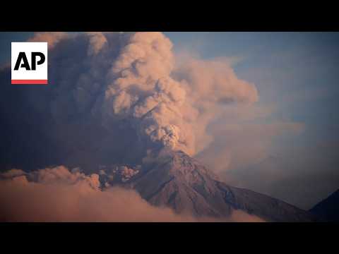 Video Thumbnail: Guatemala residents return as Fuego volcano activity eases