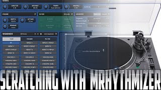 Video thumbnail for Scratching in MRhythmizer by Chandler guitar