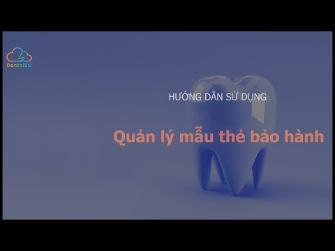 Hướng dẫn quản lý mẫu thẻ bảo hành