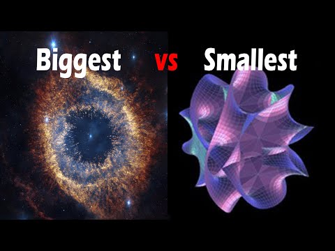 Size Comparison - Biggest vs Smallest Objects in the Universe