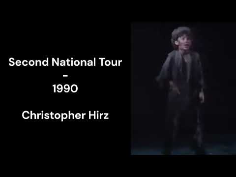 Christopher Hirz as Gavroche - Second National Tour - 1990