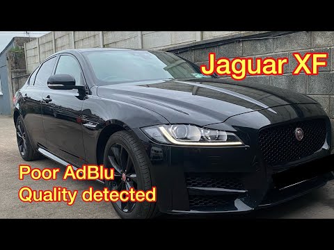 Jaguar  XF incorrect diesel fluid quality