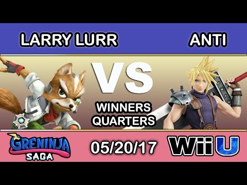 2GGC: Greninja Saga - MSF | Larry Lurr (Fox) Vs. IMT | ANTi (Cloud) - Winners Quarters - Smash Wii U