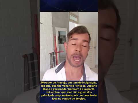 Denúncia iguá aracaju: moradores relatam problema do abastecimento de água