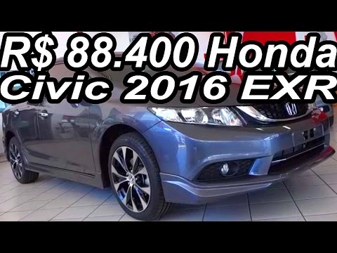 SHOWROOM R$ 88.400 Honda Civic 2016 EXR AT5 2.0 i-VTEC FlexOne 155 cv