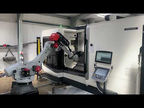 Pallet Load & Unload testing, 165kg robot, DMG Mori NTX2500
