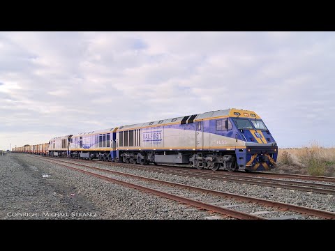 9721V SCT/SBR Container Train With EL Class Locomotives & Extra Steel Loading (22/4/2022) - PoathTV
