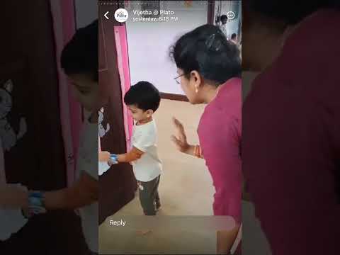 Pradhyun learning greetings at school || #pradhyunDiaries #pradhyun #plato #pradhyun@school