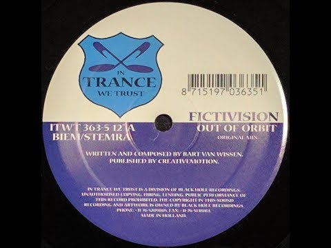 {Vinyl} Fictivision - Out Of Orbit (Original Mix)