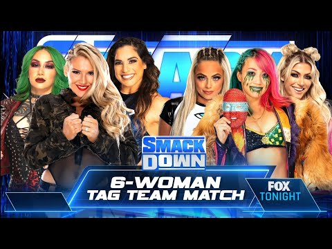 Raquel Rodríguez, Evans & Shotzi Vs Alexa Bliss, Liv Morgan & Asuka - Smackdown 01/07/2022 (Español)