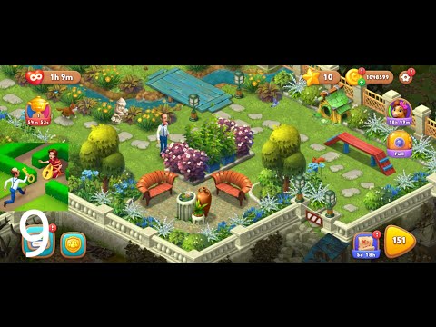 Gardenscapes Part 9 Gameplay Walkthrough IOS Android