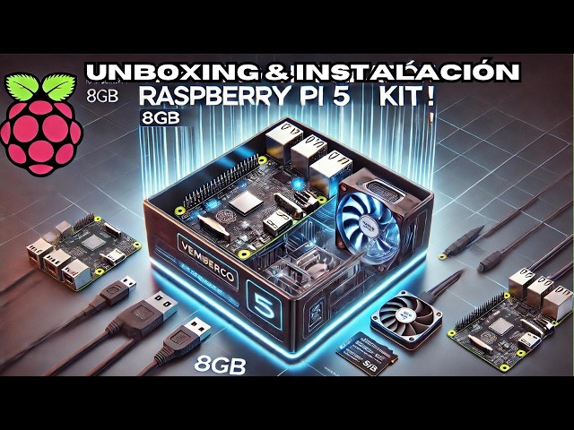 Vídeo relacionado con PiiKit Starter Kit para Raspberry Pi 5 2 GB - Edición Servidor | Tarjeta MicroSD 32 GB | Fuente de Alimentación 27 W | Active Cooler | Bumper de Silicona