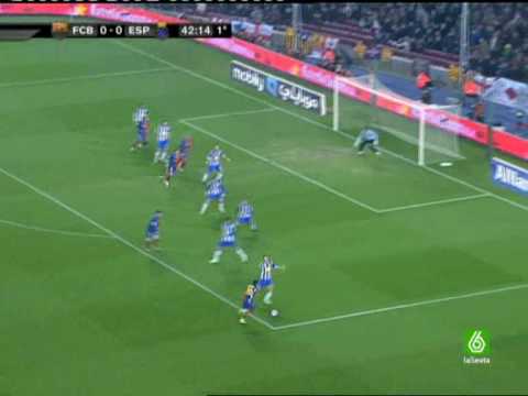 Barcelona vs Espanyol (1-2) 21/02/2009 Lasexta- Touré - De La Peña (2)