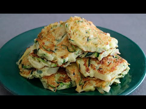 Las tortitas de CALABACÍN que siempre triunfan, ahora con PATATA!!