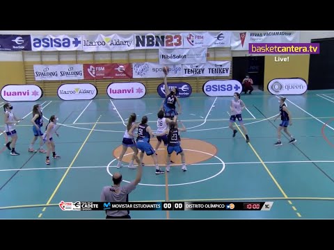 F4CadeteFem. "MOVISTAR ESTUDIANTES vs DISTRITO OLIMPICO" - Semifinal U16Fem. FBMadrid 2021
