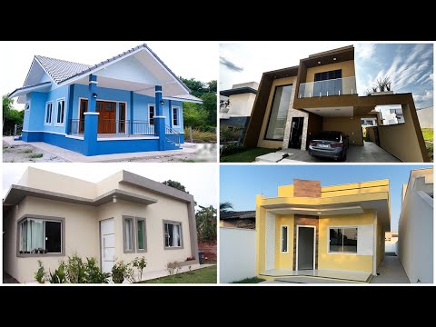 Ideias de CORES para Pintar a FACHADA Da sua CASA!!