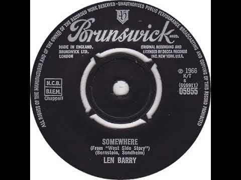 UK New Entry 1966 (99) Len Barry - Somewhere