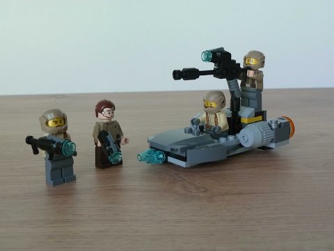 Vidéo LEGO Star Wars 75131 : Pack de combat de la Résistance