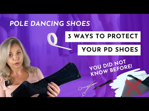 How to protect pole dancing shoes 💜 | 3 hacks on how to make your pole dancing shoes last longer!