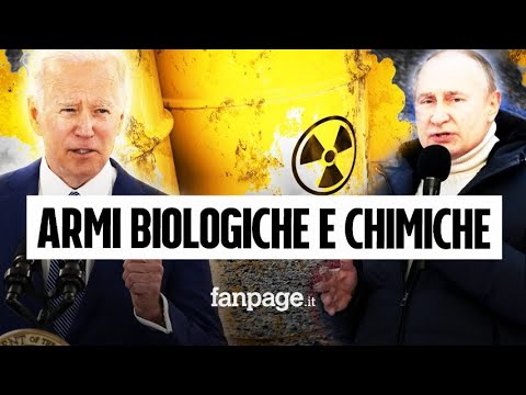 Putin sta per usare armi chimiche e batteriologiche: l’allarme del presidente Usa Biden