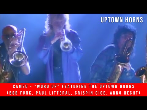 Crispin Cioe Plays Sax on Cameo - "Word Up" featuring the Uptown Horns