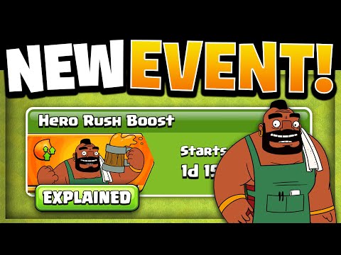 NEW Hero Rush Boost Event Explained! (Clash of Clans)