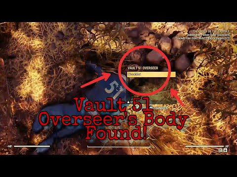 Vault 51 Overseer's Body Location