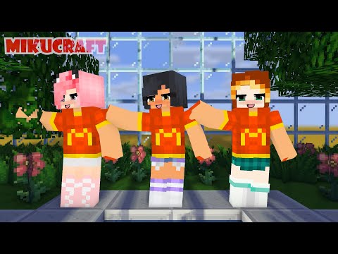toca toca mcdonalds aphmau , kc and kim - miencraft animation #shorts