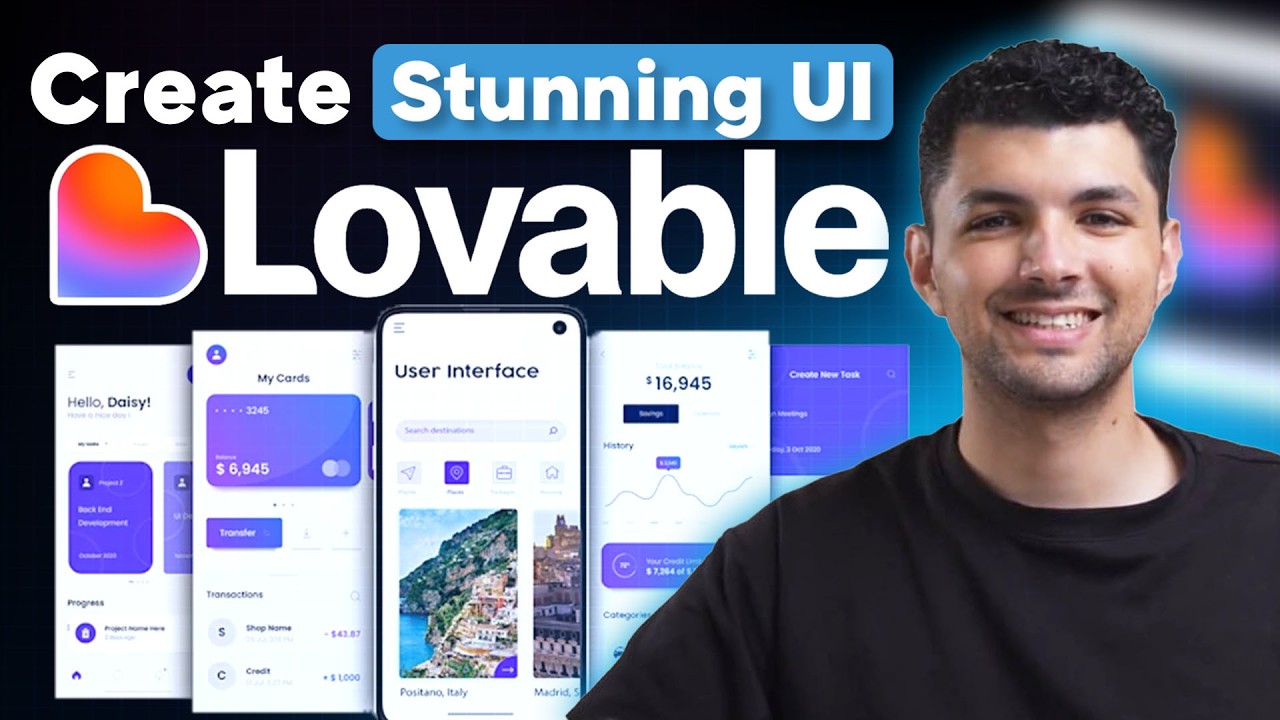 How to Create the Best UI with Lovable AI | ShadCN, React Bits, GSAP & Framer Motion Tutorial