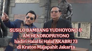 Download lagu SUSILO BAMBANG YUDHOYONO & HENDROPRIYONO Attend the 1973 AKABRI Alumni Halal bi Halal at the Maja... mp3