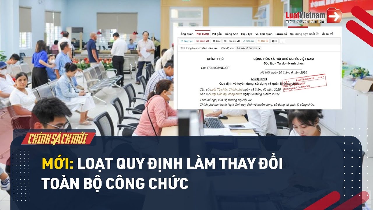 5 thay đổi lớn đối với toàn bộ công chức từ bộ tứ Nghị định mới