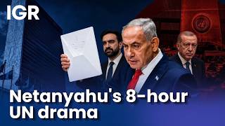 Netanyahu's 8-Hour New York Visit: ICC Warrant, UN Walkout, Protests & Starlink Drama | IGR
