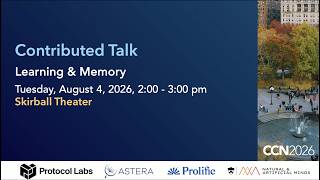 CCN 2026 | Learning & Memory (CT)