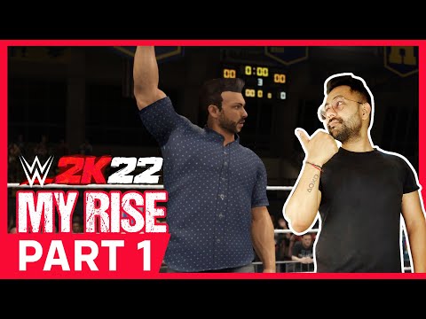 WWE 2K22 MyRISE Career Mode Part 1 - A New Journey | Sahib The Gamer