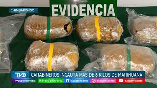 En Chimbarongo Carabineros incauta más de seis kilos de marihuana tras seguimiento policial