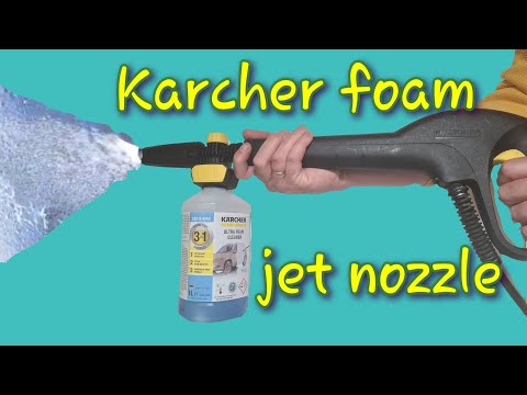 Reguliuojamas putų antgalis FJ 10 + 1 l UltraFoamCleaner, Kärcher video