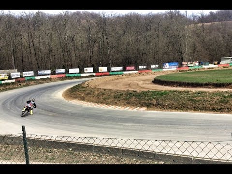 Supermoto or Dirt Track? One lap at Maggiora autocross track