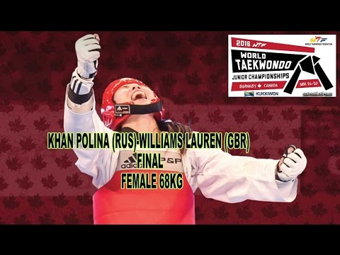 KHAN Polina (RUS)-WILLIAMS Lauren (GBR) Female 68kg (FINAL)