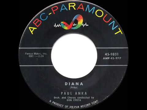 1957 HITS ARCHIVE  Diana   Paul Anka the original #1 version