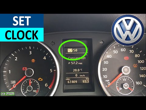 How to set Clock on VW Golf - How to set Time on VW Golf