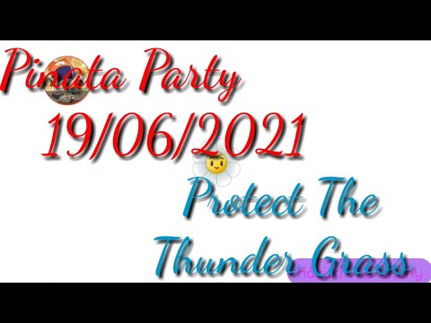 Plants Vs Zombies 2. Pinata Party 19/06/2021. Protect The Thunder Grass