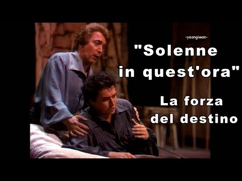 Jose Carreras.Piero Cappuccilli "Solenne in quest'ora" form La forza del destino by Verdi(SD)