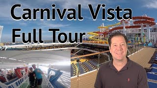 Carnival Vista Review- Fully Guided Walkthrough Tour - Carnival Cruise Lines