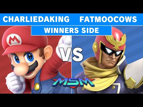 MSM 225 - Charliedaking (Mario, Falco) Vs Fatmoocows (Capt. Falcon) Winners Pools - Smash Ultimate