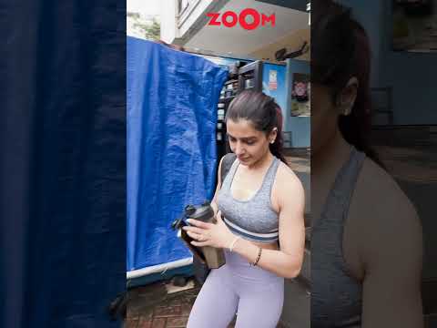 Samantha Ruth Prabhu AVOIDS posing for the paps as spotted coming out of the gym😬 #shorts #samantha
