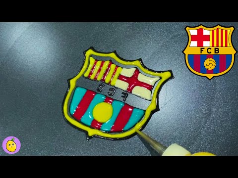 Football Team Logo - Barcelona Barca Pancake Art | LEMON Pancake