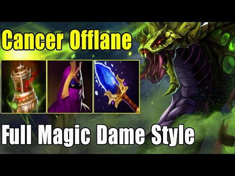 [Venomancer] Rank 33 Offlane WTF Cancer With Full Magic Damage Build (FullGame Dota2 7.22f)